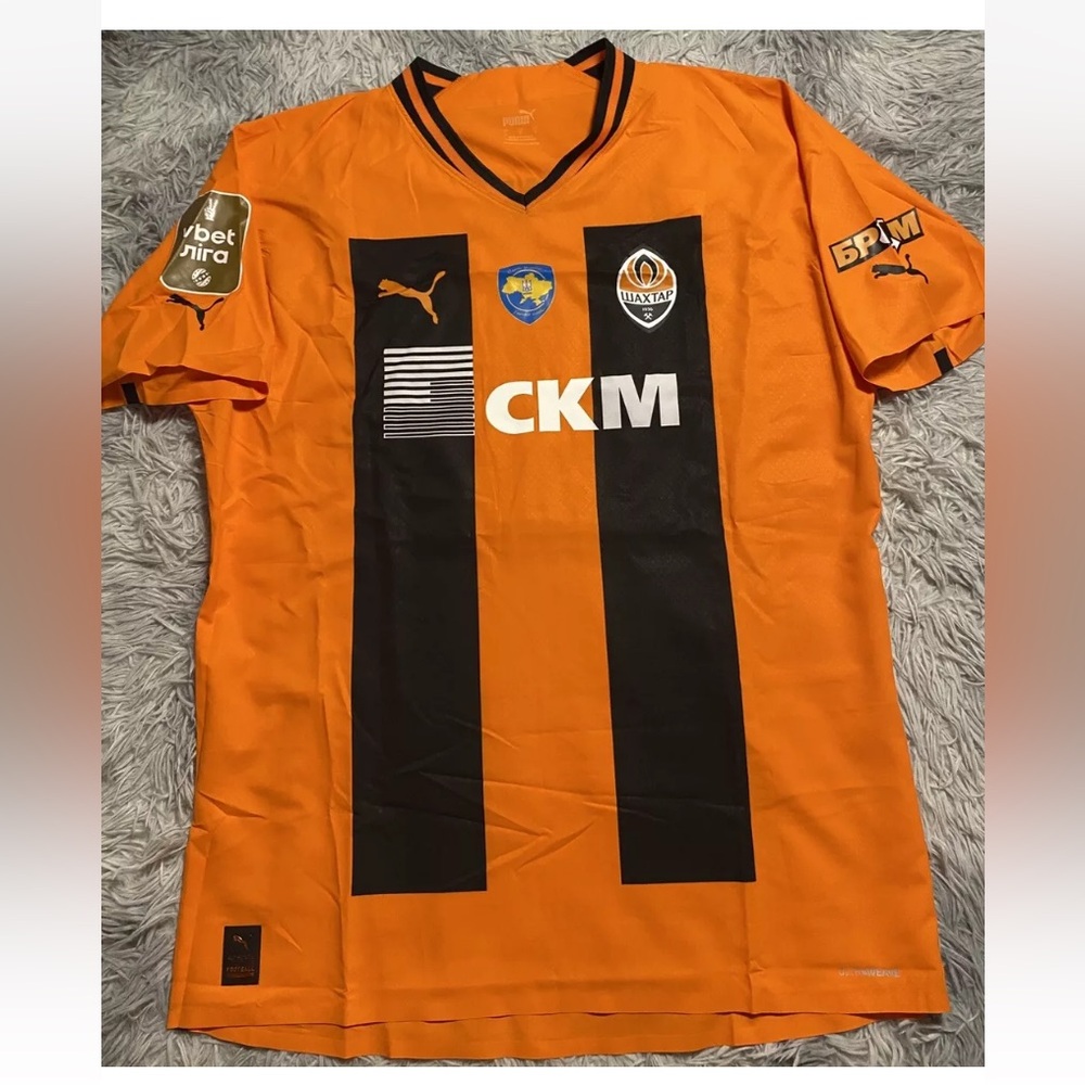 SHAKHTAR DONETSK 2022/23 MATCH Issue & Signed JERSEY Bondarenko #21 Ukrainian PL